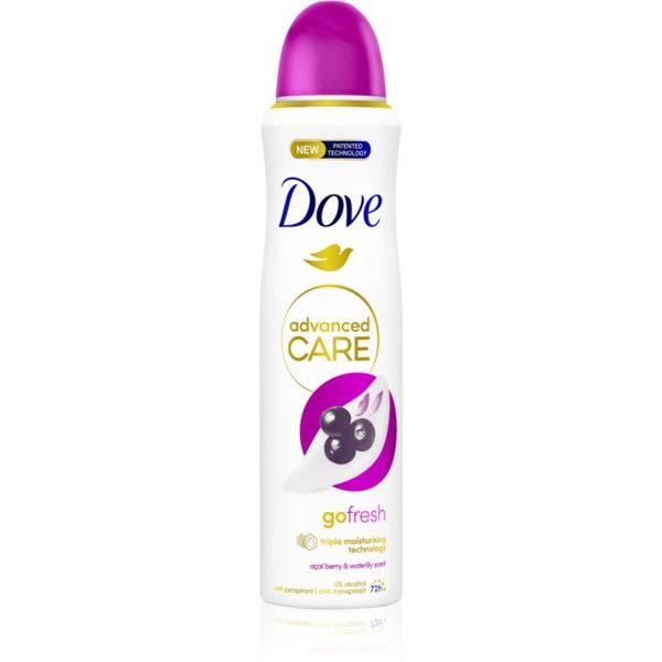 Dove Dove Advanced Care Antiperspirant antiperspirant u spreju 72h Acai Berry & Waterlily 150 ml