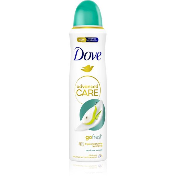 Dove Dove Advanced Care Antiperspirant antiperspirant u spreju 72h Pear & Aloe 150 ml