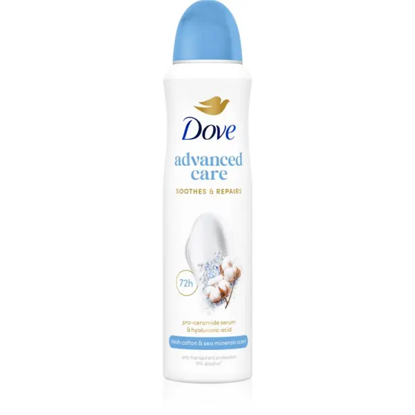 Dove Dove Advanced Care Fresh Cotton and Sea Minerals dezodorans sprej 150 ml