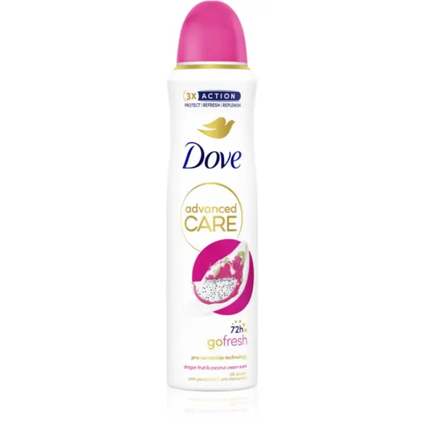 Dove Dove Advanced Care Go Fresh Dragon Fruit & Cocconut dezodorans sprej 150 ml