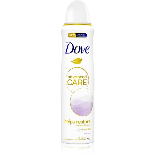 Dove Dove Advanced Care Helps Restore antiperspirant bez alkohola Clean Touch 150 ml