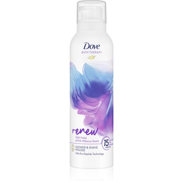 Dove Dove Bath Therapy Renew pjena za tuširanje Wild Violet & Pink Hibiscus 200 ml