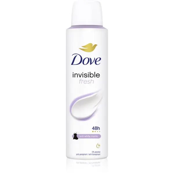 Dove Dove Invisible Fresh dezodorans u spreju protiv bijelih mrlja 150 ml