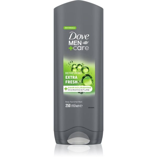 Dove Dove Men+Care Extra Fresh gel za tuširanje za tijelo i lice 250 ml