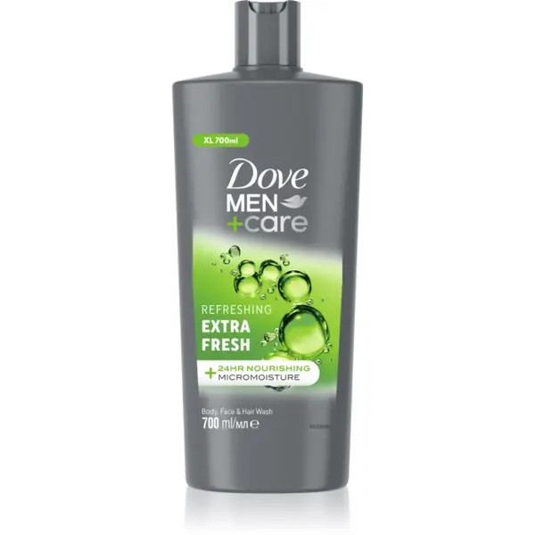 Dove Dove Men+Care Extra Fresh gel za tuširanje za tijelo i lice 700 ml