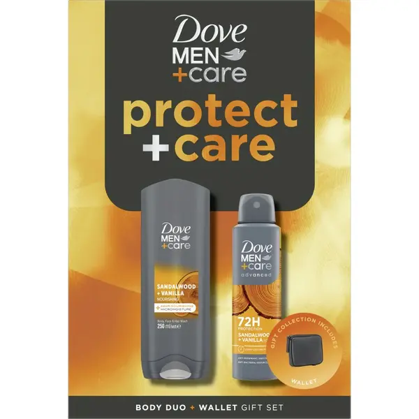Dove Dove Men+Care Sandalwood&Vanilla poklon set za muškarce