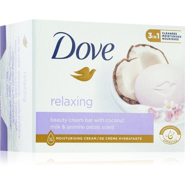 Dove Dove Relaxing čvrsti sapun za čišćenje Coconut milk & Jasmine petals 90 g