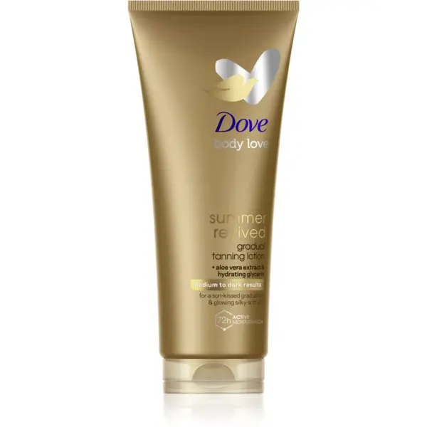 Dove Dove Summer Revived mlijeko za tijelo za samotamnjenje nijansa Medium to Dark 200 ml