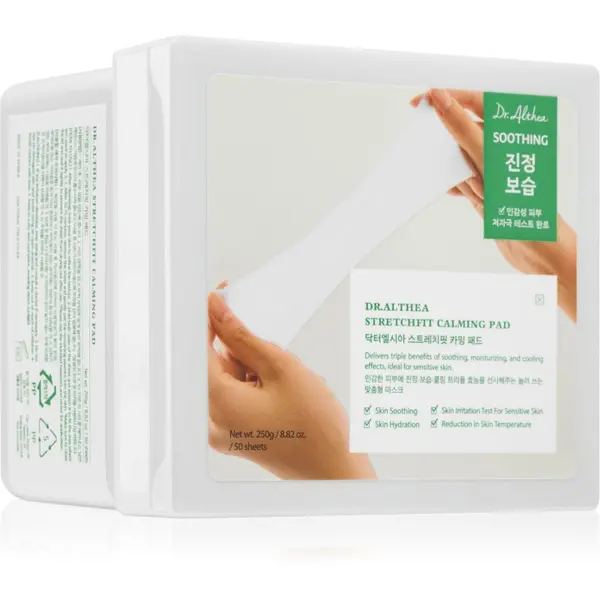 Dr. Althea Dr. Althea StretchFit Calming Pad blazinice za umirenje za regeneraciju lica 50 kom