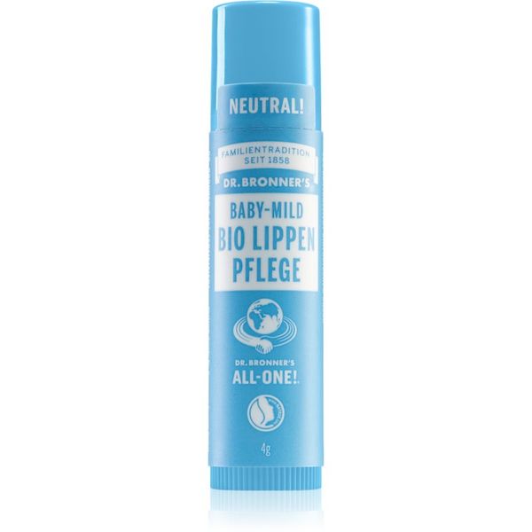 Dr. Bronner’s Dr. Bronner’s Baby-Mild Lip Balm balzam za usne bez parfema 4 g
