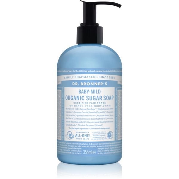 Dr. Bronner’s Dr. Bronner’s Baby-Mild tekući sapun za tijelo i kosu bez mirisa 355 ml