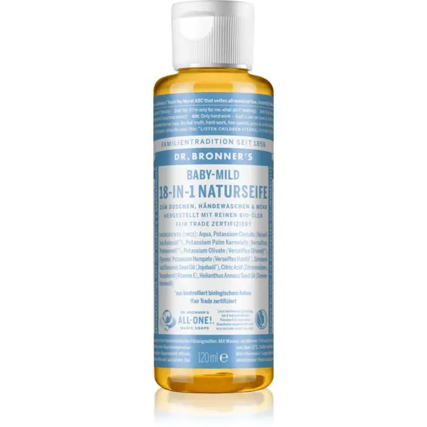 Dr. Bronner’s Dr. Bronner’s Baby-Mild tekući univerzalni sapun bez parfema 120 ml