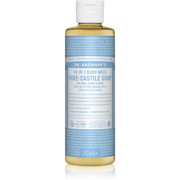 Dr. Bronner’s Dr. Bronner’s Baby-Mild tekući univerzalni sapun bez parfema 240 ml
