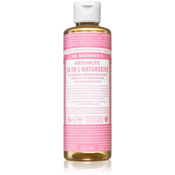 Dr. Bronner’s Dr. Bronner’s Cherry Blossom 18-in-1 Liquid Soap tekući univerzalni sapun 240 ml