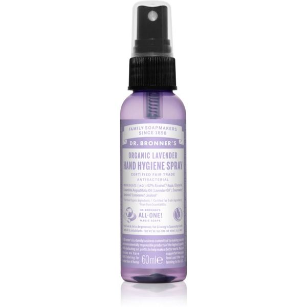 Dr. Bronner’s Dr. Bronner’s Lavender sprej za čišćenje bez ispiranja za ruke 60 ml