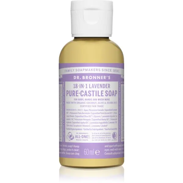 Dr. Bronner’s Dr. Bronner’s Lavender tekući univerzalni sapun 60 ml