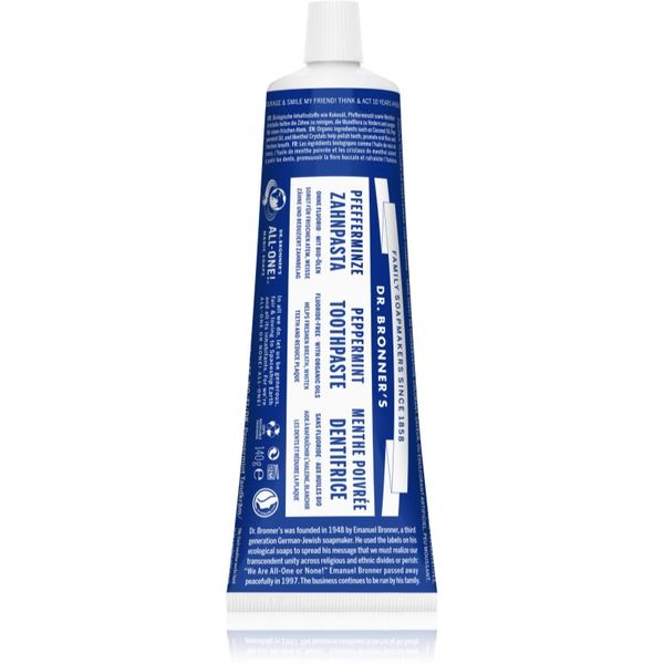 Dr. Bronner’s Dr. Bronner’s Peppermint pasta za izbjeljivanje zuba bez fluorida 105 ml