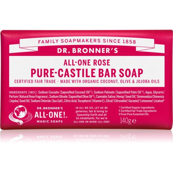 Dr. Bronner’s Dr. Bronner’s Rose sapun 140 g