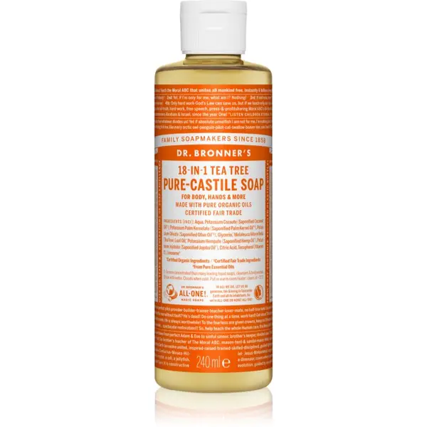 Dr. Bronner’s Dr. Bronner’s Tea Tree tekući univerzalni sapun 240 ml