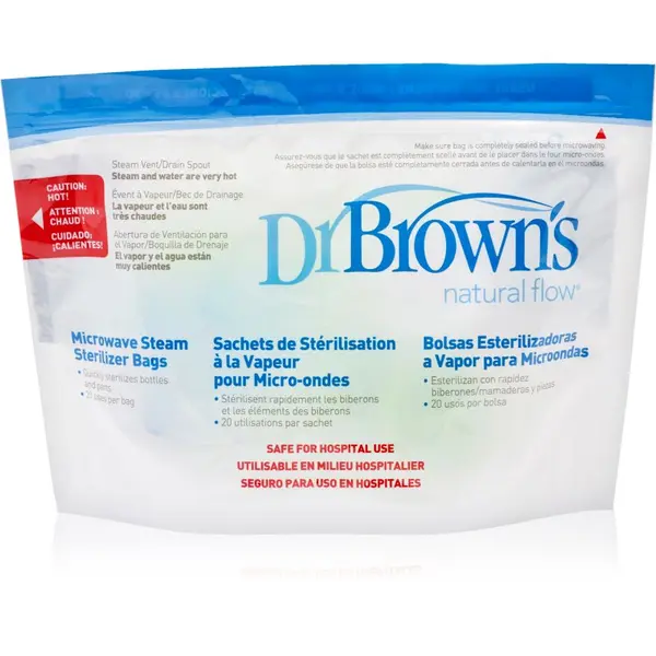 Dr. Brown's Dr. Brown's Microwave Steam Sterilizer Bags vrećice za sterilizaciju 5 kom