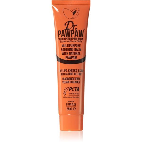 Dr. Pawpaw Dr. Pawpaw Peach Pink balzam za toniranje usana i obraza 25 ml