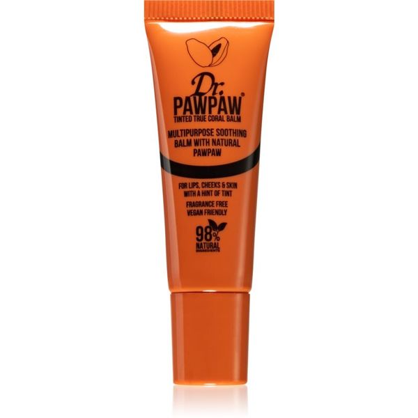 Dr. Pawpaw Dr. Pawpaw True Coral balzam za toniranje usana i obraza 10 ml