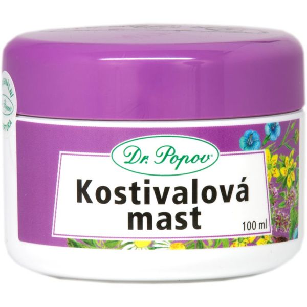 Dr. Popov Dr. Popov Herbal ointments Comfrey krema za masažu za mišiće, zglobove i ligamente 100 ml