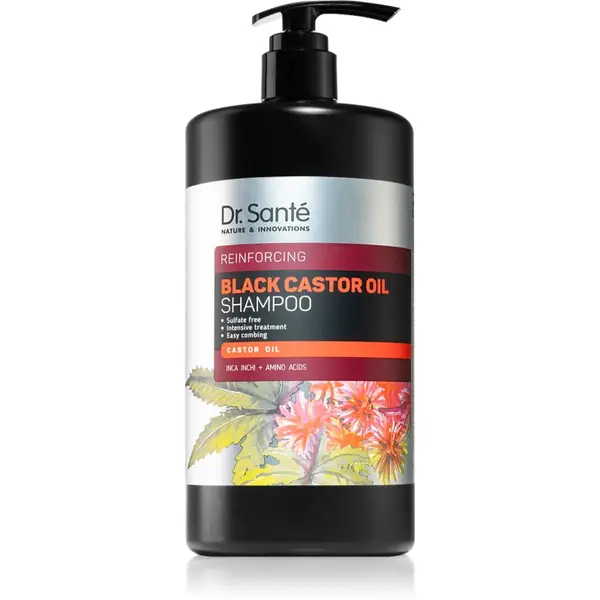 Dr. Santé Dr. Santé Black Castor Oil šampon za učvršćivanje za nježno čišćenje 1000 ml