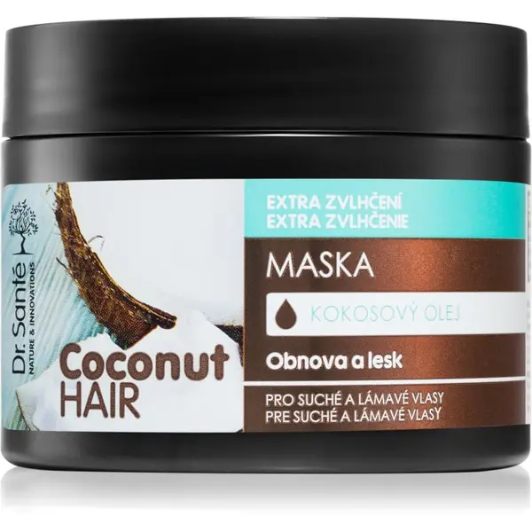Dr. Santé Dr. Santé Coconut hidratantna maska za sjaj suhe i lomljive kose 300 ml