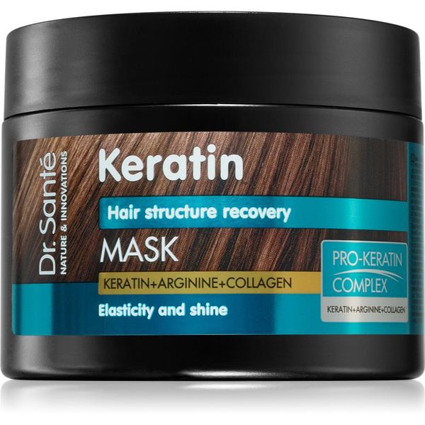 Dr. Santé Dr. Santé Keratin dubinska regenerirajuća i hranjiva maska za slabu kosu bez sjaja 300 ml