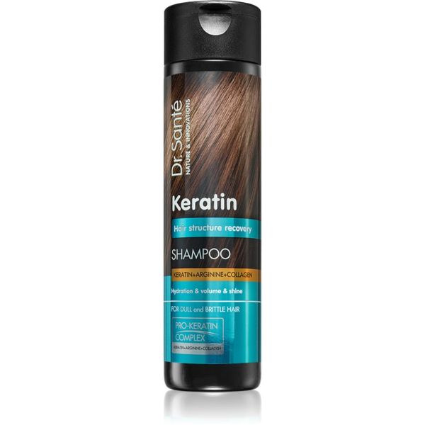 Dr. Santé Dr. Santé Keratin regenerirajući i hidratantni šampon za osjetljivu kosu bez sjaja 250 ml