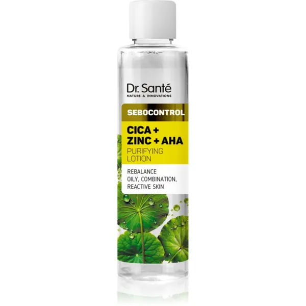 Dr. Santé Dr. Santé Sebocontrol Cica + Zinc + AHA mlijeko za čišćenje za masnu kožu 200 ml