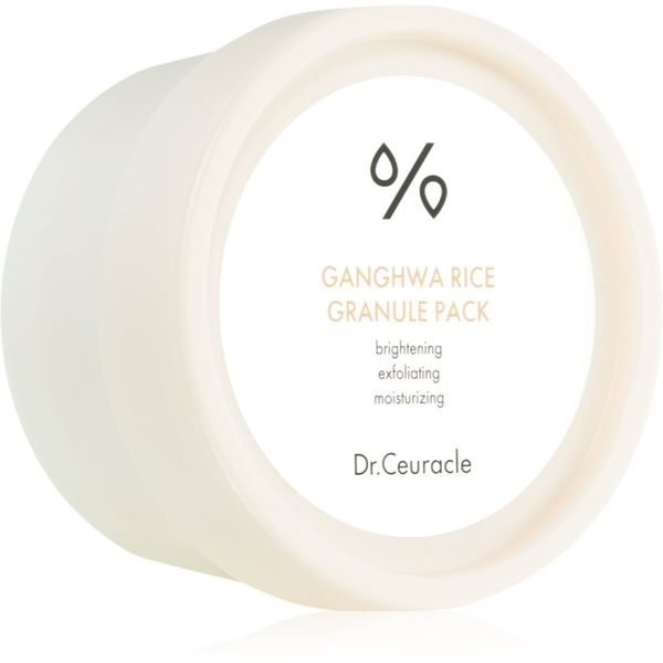 Dr.Ceuracle Dr.Ceuracle Ganghwa Rice Granule Pack posvjetljujuća hidratantna maska s piling učinkom 115 g