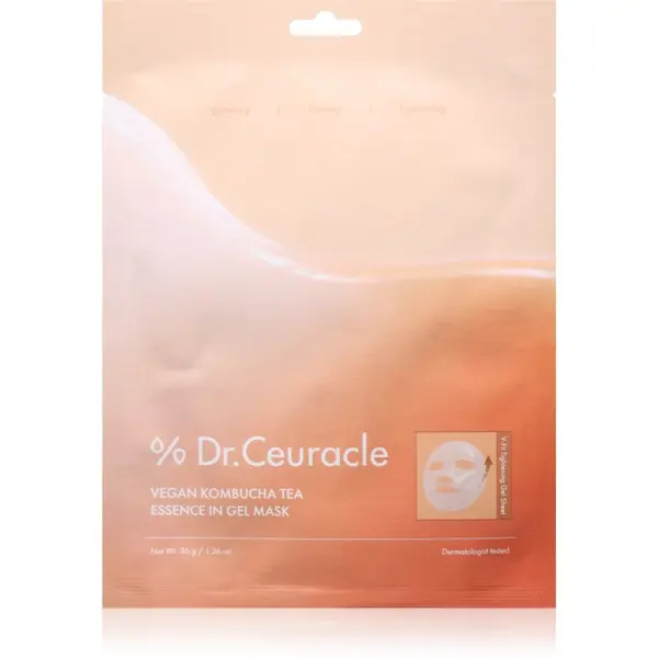 Dr.Ceuracle Dr.Ceuracle Vegan Kombucha Tea Essence Gel Mask hranjiva sheet maska s teksturom gela 36 g