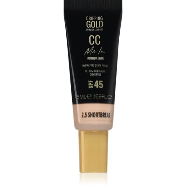 Dripping Gold Dripping Gold CC Me In Mini Trial lagani puder SPF 45 nijansa Shortbread 2.5 5 ml
