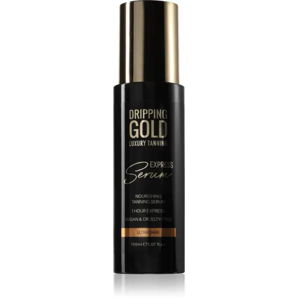 Dripping Gold Dripping Gold Express Tanning Serum sredstvo za samotamnjenje za tijelo nijansa Ultra Dark 150 ml