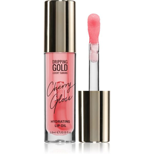 Dripping Gold Dripping Gold Hydrating Cherry Gloss ulje za usne s hidratantnim učinkom nijansa Cherry 3,8 ml