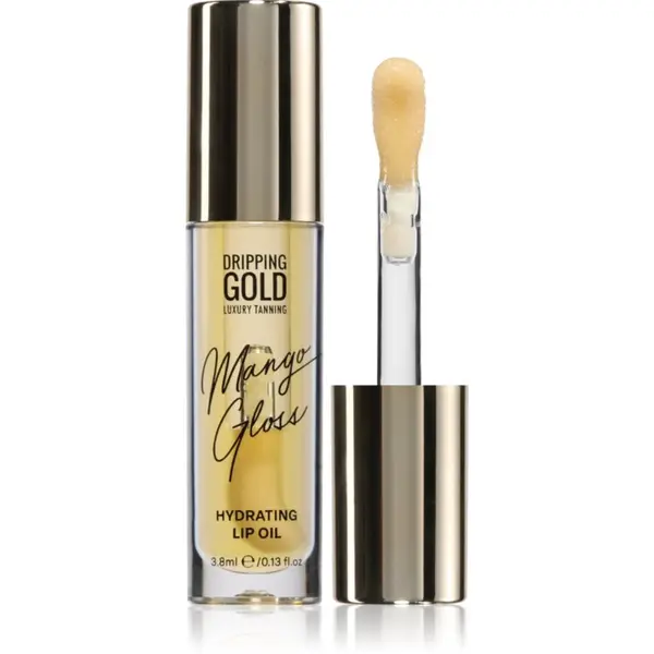 Dripping Gold Dripping Gold Hydrating Cherry Gloss ulje za usne s hidratantnim učinkom nijansa Mango 3,8 ml