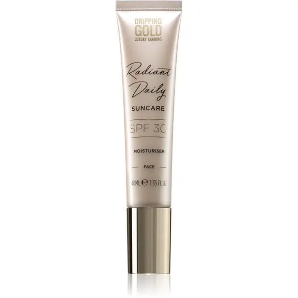 Dripping Gold Dripping Gold Luxury Tanning Daily Moisturiser hidratantna krema za lice SPF 30 40 ml