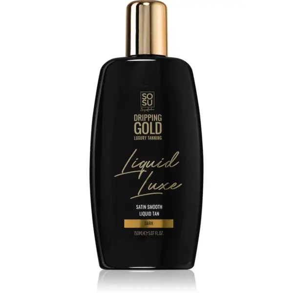 Dripping Gold Dripping Gold Luxury Tanning Liquid Luxe voda za samotamnjenje za tijelo Dark 150 ml