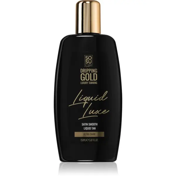 Dripping Gold Dripping Gold Luxury Tanning Liquid Luxe voda za samotamnjenje za tijelo Ultra Dark 150 ml