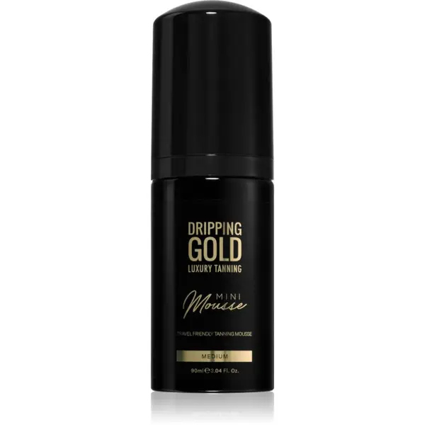 Dripping Gold Dripping Gold Luxury Tanning Mini Mousse pjena za samotamnjenje za lice i tijelo nijansa Medium 90 ml