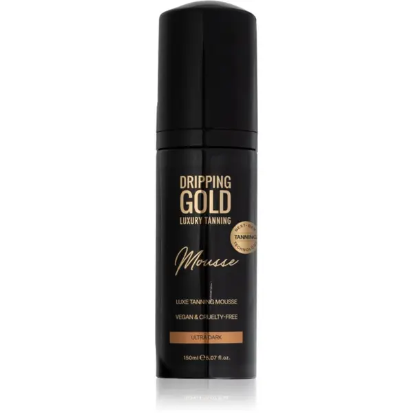 Dripping Gold Dripping Gold Luxury Tanning Mousse pjena za samotamnjenje nijansa Ultra Dark 150 ml