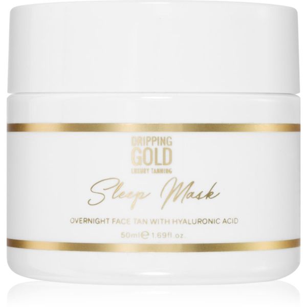 Dripping Gold Dripping Gold Sleep Mask noćna maska na lice za samotamnjenje nijansa Medium/Dark 50 ml