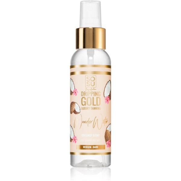 Dripping Gold Dripping Gold Wonder Water Coconut magla za samotamnjenje za lice Medium - Dark 100 ml
