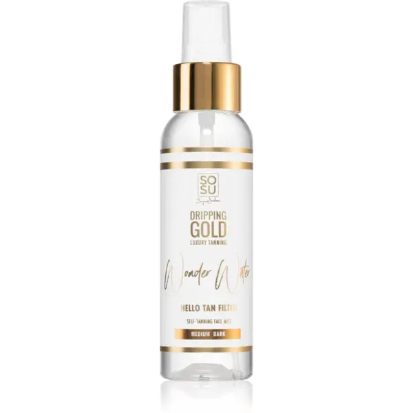 Dripping Gold Dripping Gold Wonder Water Hello Tan magla za samotamnjenje za lice Medium - Dark 100 ml