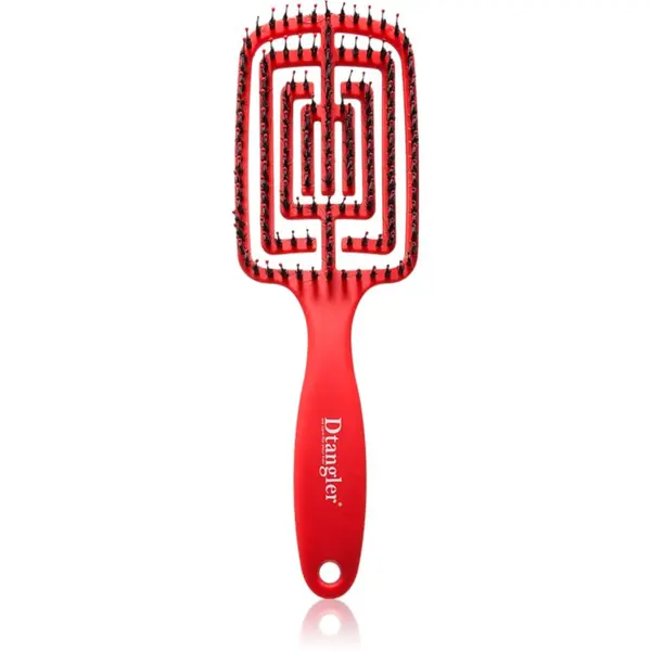 Dtangler Dtangler Dry Blow, Glow And Go četvrtasta četka za feniranje boja Red Scarlett 1 kom