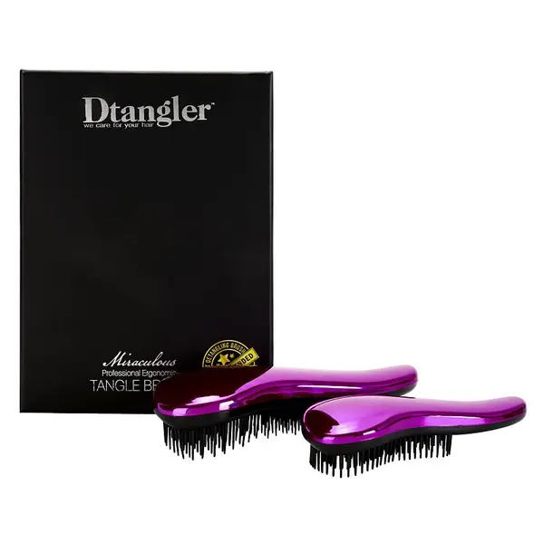 Dtangler Dtangler Miraculous set za jednostavno raščešljavanje kose Purple