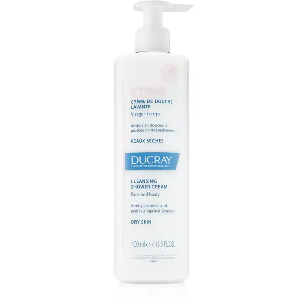 Ducray Ducray Ictyane krema za čišćenje za suhu i vrlo suhu kožu 400 ml