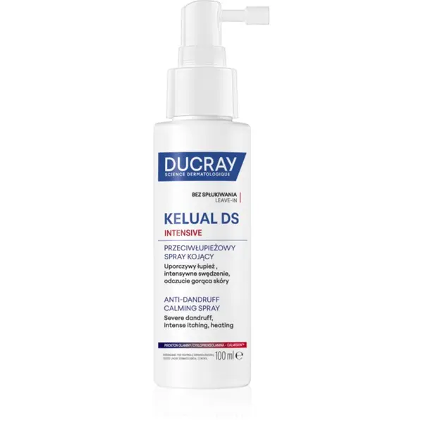 Ducray Ducray Kelual DS Intensive Anti-dandruff Calming Spray 100 ml sprej za kosu protiv peruti 100 ml